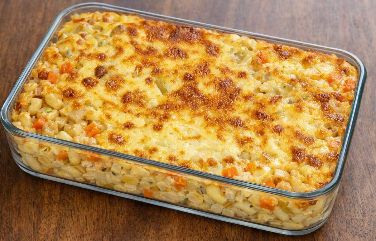 Mac and Cheese with Chicken and Veggies