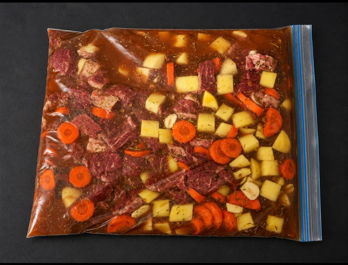 Beef Stew Slow Cooker DUMP BAG