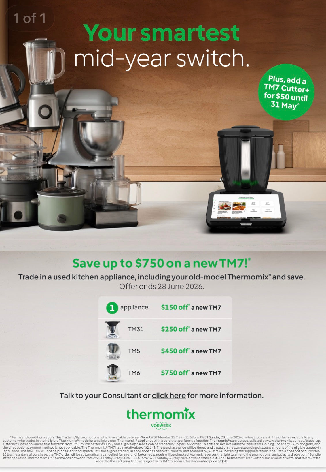 Thermomix TM7 enquiry