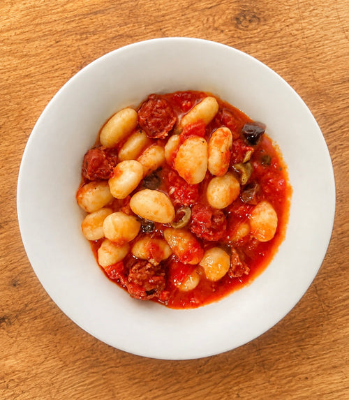 Chorizo, Tomato & Olive Gnocchi